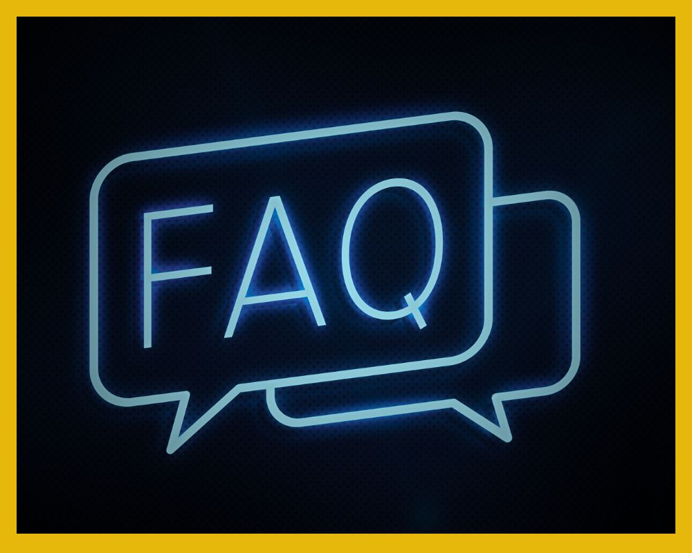 an image shows FAQs about web builder and custom development